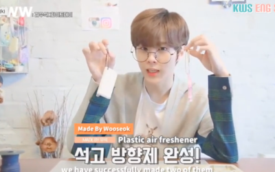 [ENG SUB] 200314 WWW: White Day♡ Making plaster air freshener with Kim Wooseok (& Special Event)