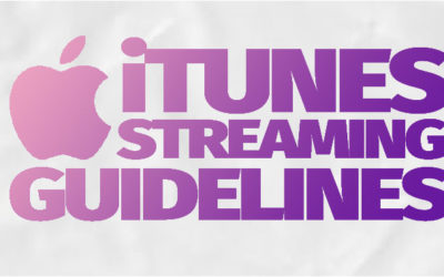 Itunes Streaming Guidelines